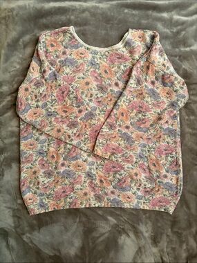 Vintage Floral Crewneck Sweater